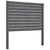 Produktbild 2 för Sänggavel grå 96x4x100 cm massiv furu