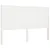 Produktbild 2 för Sänggavel vit 166x4x100 cm massiv furu