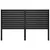 Produktbild 3 för Sänggavel svart 186x4x100 cm massiv furu