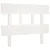 Produktbild 2 för Sänggavel vit 103,5x3x81 cm massiv furu