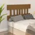 Produktbild 5 för Sänggavel honungsbrun 138,5x3x81 cm massiv furu