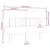 Produktbild 6 för Sänggavel honungsbrun 138,5x3x81 cm massiv furu