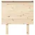 Produktbild 4 för Sänggavel 79x6x82,5 cm massiv furu