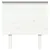 Produktbild 3 för Sänggavel vit 79x6x82,5 cm massiv furu