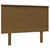 Produktbild 2 för Sänggavel honungsbrun 104x6x82,5 cm massiv furu