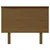 Produktbild 3 för Sänggavel honungsbrun 104x6x82,5 cm massiv furu