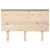 Produktbild 3 för Sänggavel 124x6x82,5 cm massiv furu