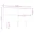 Produktbild 6 för Sänggavel honungsbrun 124x6x82,5 cm massiv furu