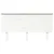 Produktbild 3 för Sänggavel vit 154x6x82,5 cm massiv furu