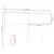 Produktbild 6 för Sänggavel vit 154x6x82,5 cm massiv furu