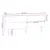 Produktbild 6 för Sänggavel vit 204x6x82,5 cm massiv furu