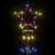 Produktbild 5 för Julgranskon färgglad 108 LEDs 70x180 cm