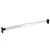 Produktbild 2 för Teleskopiska garderobsskenor 2 st silver 58-100 cm