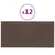 Produktbild 2 för Väggpaneler 12 st taupe 60x30 cm tyg 2,16 m²