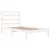 Produktbild 4 för Sängram vit massiv furu 90x190 cm