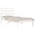 Produktbild 3 för Sängram vit massiv furu 90x200 cm