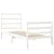 Produktbild 4 för Sängram vit massiv furu 90x190 cm