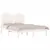 Produktbild 3 för Sängram vit massiv furu 135x190 cm