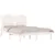 Produktbild 3 för Sängram vit massiv furu 140x190 cm