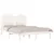 Produktbild 3 för Sängram vit massiv furu 150x200 cm