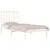 Produktbild 3 för Sängram vit massiv furu 90x190 cm