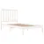 Produktbild 4 för Sängram vit massiv furu 90x190 cm