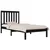 Produktbild 3 för Sängram svart massiv furu 90x190 cm för enkelsäng