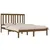 Produktbild 3 för Sängram honungsbrun massiv furu 135x190 cm dubbel