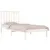 Produktbild 3 för Sängram vit massiv furu 90x200 cm
