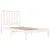 Produktbild 4 för Sängram vit massiv furu 90x200 cm