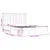 Produktbild 6 för Sängram vit massiv furu 200x200 cm