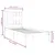 Produktbild 6 för Sängram vit massiv furu 90x200 cm