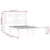 Produktbild 6 för Sängram vit massiv furu 140x200 cm