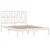 Produktbild 4 för Sängram vit massiv furu 120x190 cm