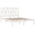 Produktbild 4 för Sängram vit massiv furu 135x190 cm