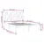 Produktbild 6 för Sängram vit massiv furu 135x190 cm