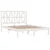 Produktbild 4 för Sängram vit massiv furu 160x200 cm