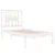 Produktbild 4 för Sängram vit massiv furu 90x200 cm