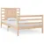 Produktbild 2 för Sängram massiv furu 90x190 cm