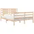 Produktbild 3 för Sängram massiv furu 140x190 cm