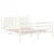 Produktbild 4 för Sängram vit massiv furu 140x190 cm