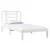 Produktbild 3 för Sängram vit massiv furu 90x190 cm