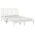 Produktbild 3 för Sängram vit massiv furu 150x200 cm