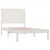 Produktbild 4 för Sängram vit massiv furu 90x190 cm