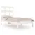 Produktbild 2 för Sängram vit massiv furu 90x190 cm