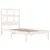 Produktbild 4 för Sängram vit massiv furu 90x190 cm