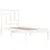 Produktbild 4 för Sängram vit massiv furu 90x190 cm