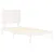 Produktbild 4 för Sängram vit massiv furu 100x200 cm enkelsäng