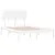 Produktbild 4 för Sängram massiv furu 120x190 cm vit