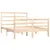 Produktbild 4 för Sängram massiv furu 140x190 cm